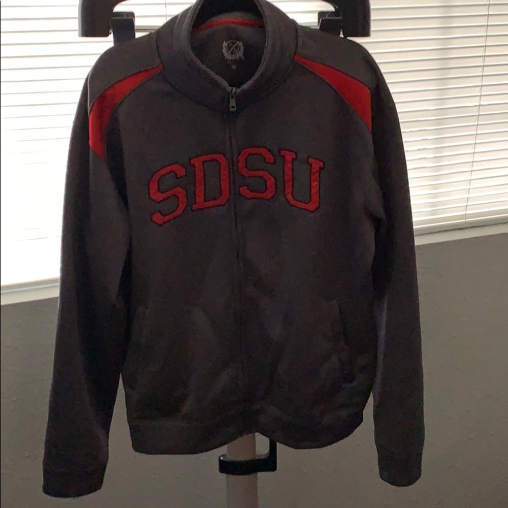 San Diego State zip up sweater